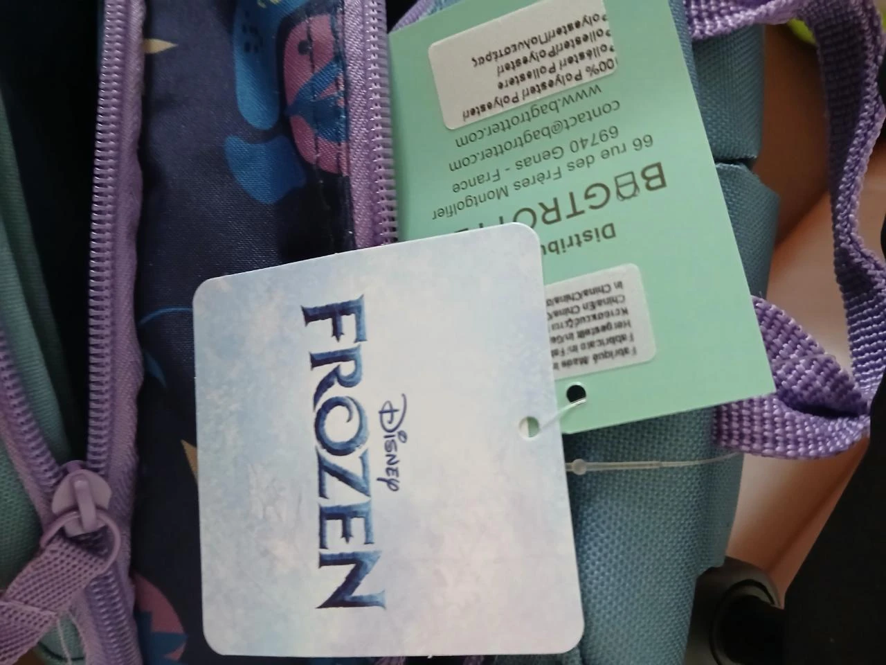 Mochila com rodinhas para meninas Frozen 33/16/45 cm – photo 2